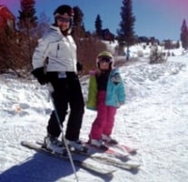 Addie and Nana Skiing_2